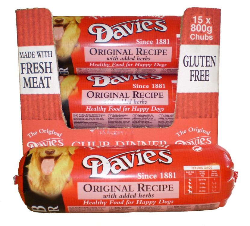 Davies Chub Original 15Pack Dog Food - 800G